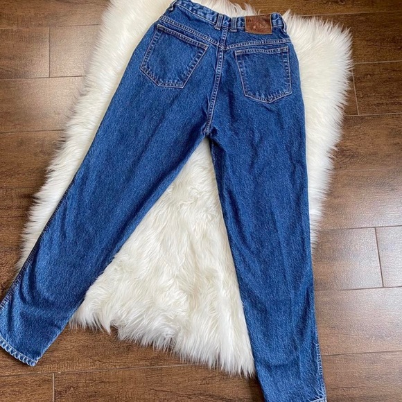 Vintage 90s Gloria Vanderbilt High Waisted Tapered Leg Denim Mom Jeans 25’’ - Picture 4 of 4